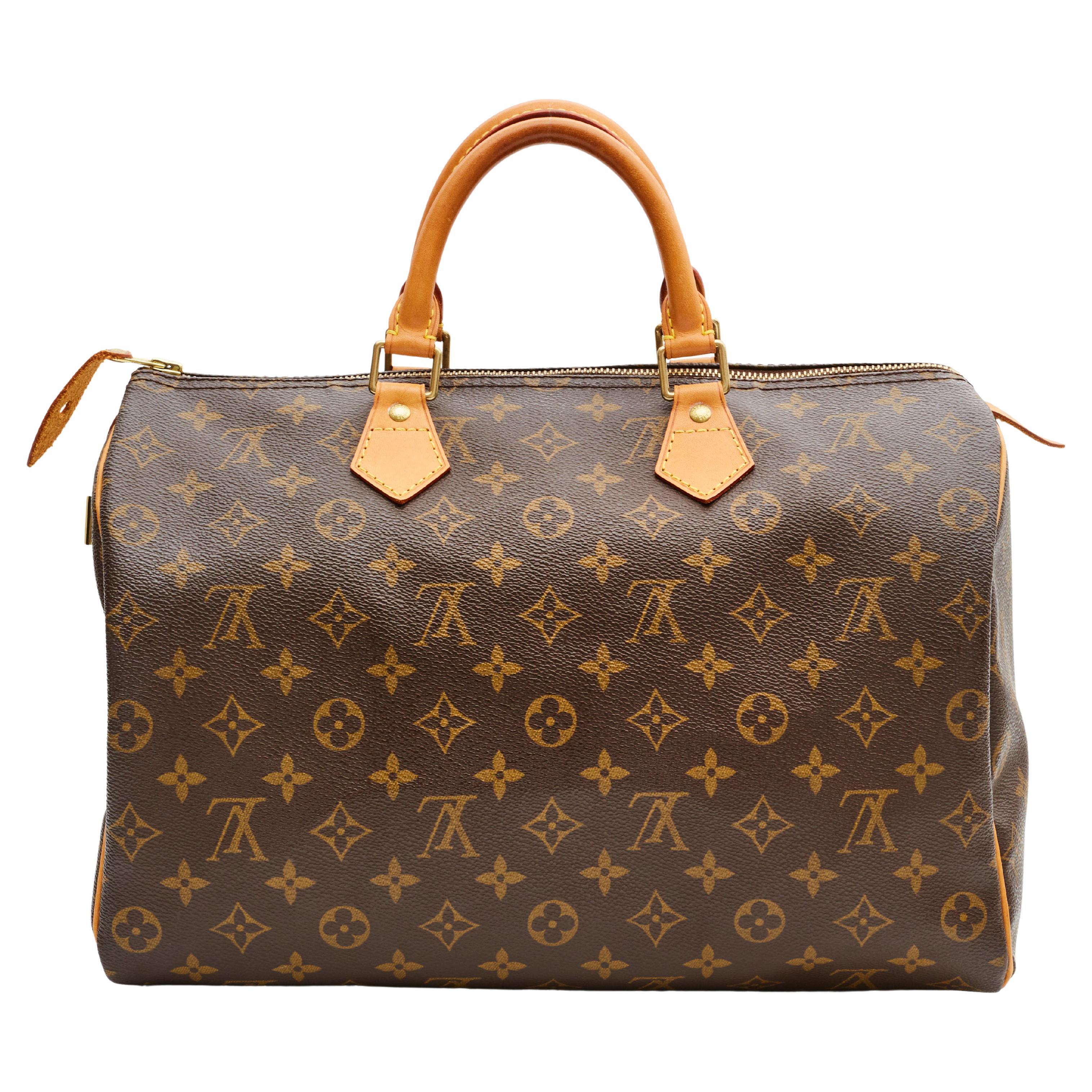 Louis Vuitton Monogram Speedy 35 Handbag (2002)