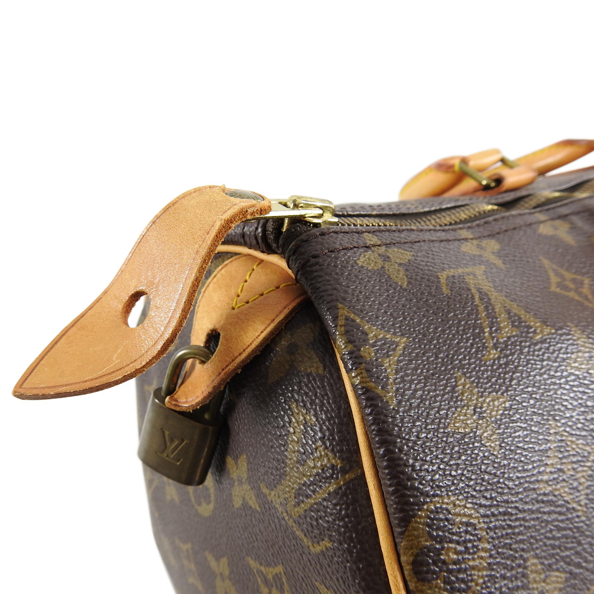 Louis Vuitton Monogram Speedy 40 Bag For Sale 5