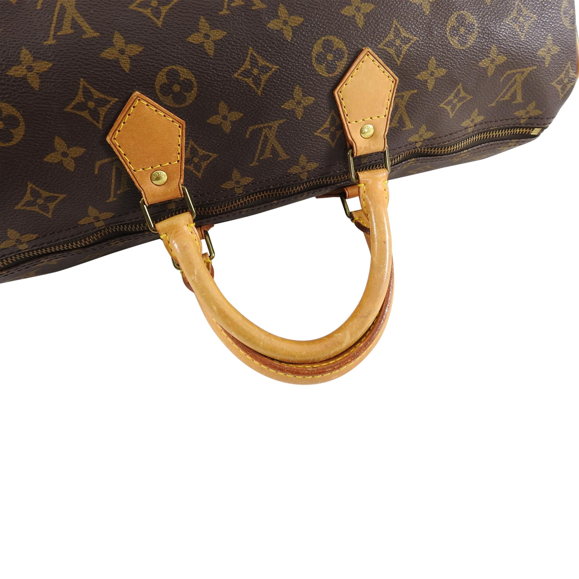 Louis Vuitton Monogram Speedy 40 Bag For Sale 7