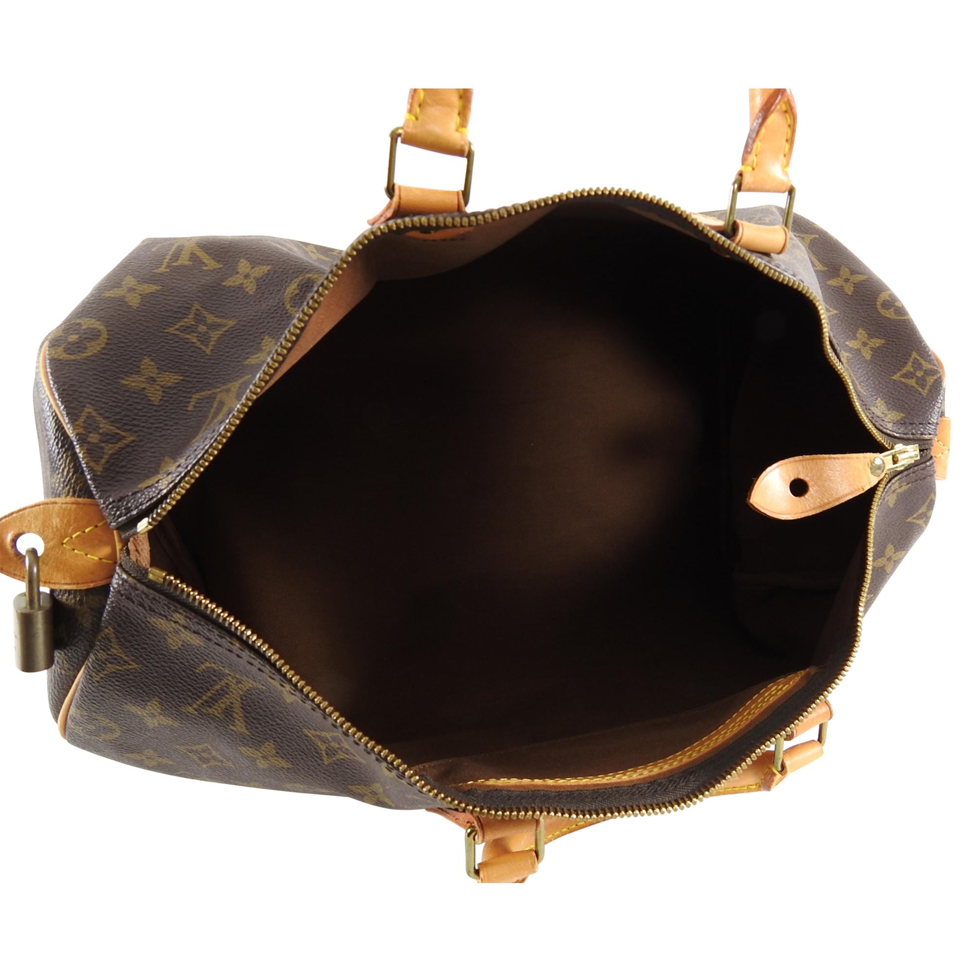 Louis Vuitton Monogram Speedy 40 Bag For Sale 3