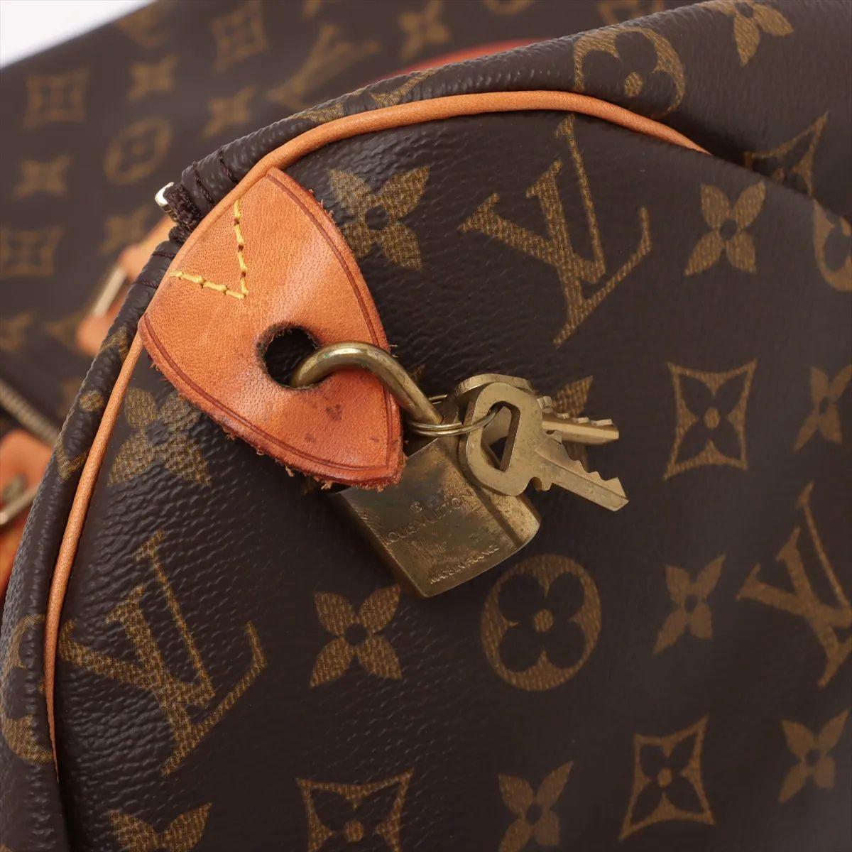 Monogrammierter Speedy 40 von Louis Vuitton im Angebot 8