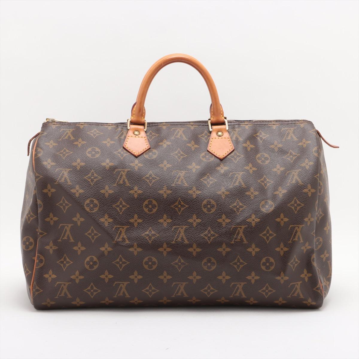 Gray Louis Vuitton Monogram Speedy 40