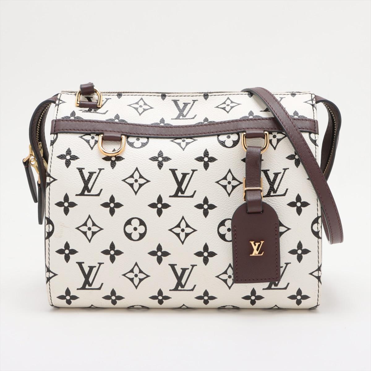 The Louis Vuitton Monogram Speedy Amazon in White x Brown is a striking and elegant take on the classic Speedy silhouette. Featuring the iconic Monogram canvas with a fresh white and brown color combination, the handbag exudes a modern yet timeless