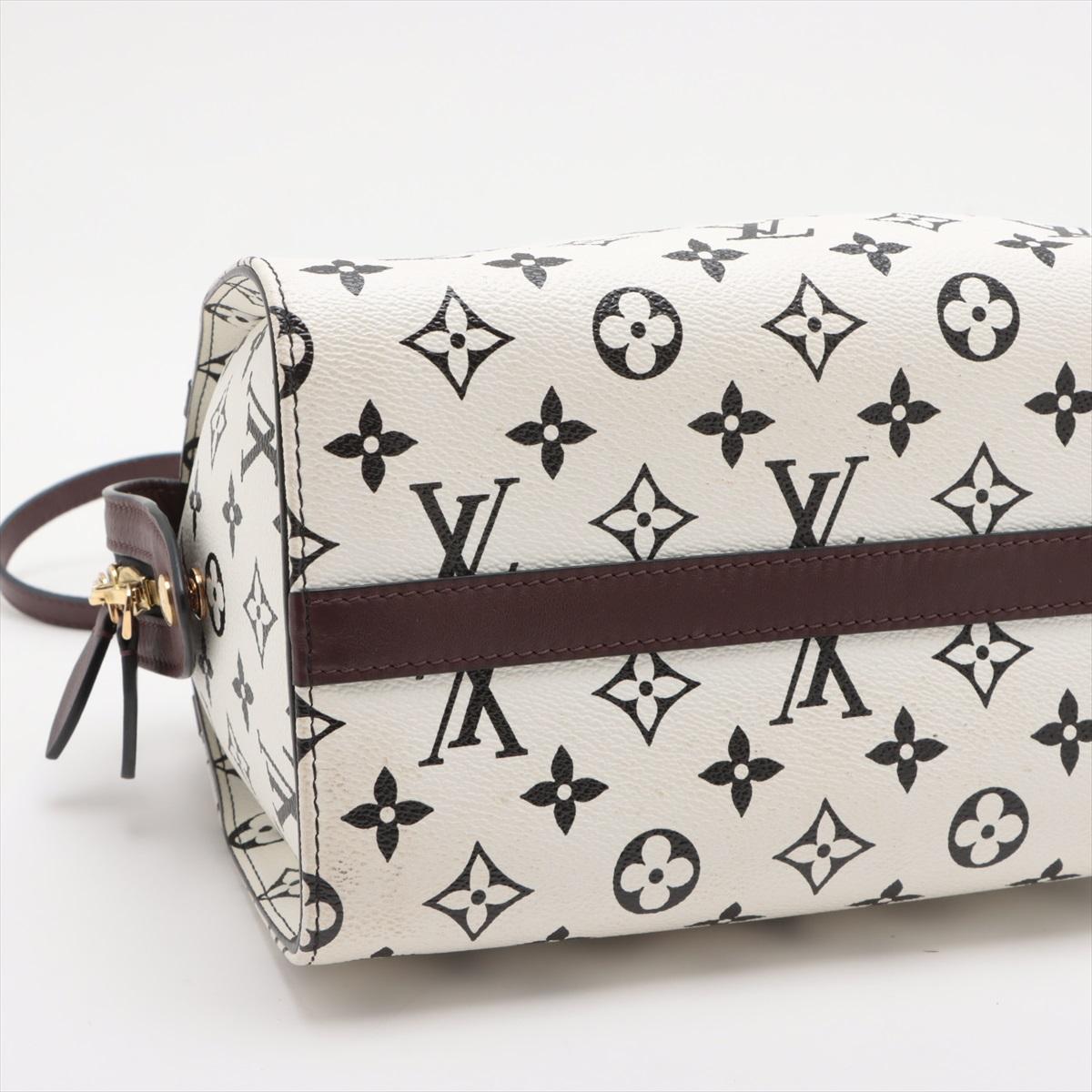 Women's Louis Vuitton Monogram Speedy Amazon White x Brown