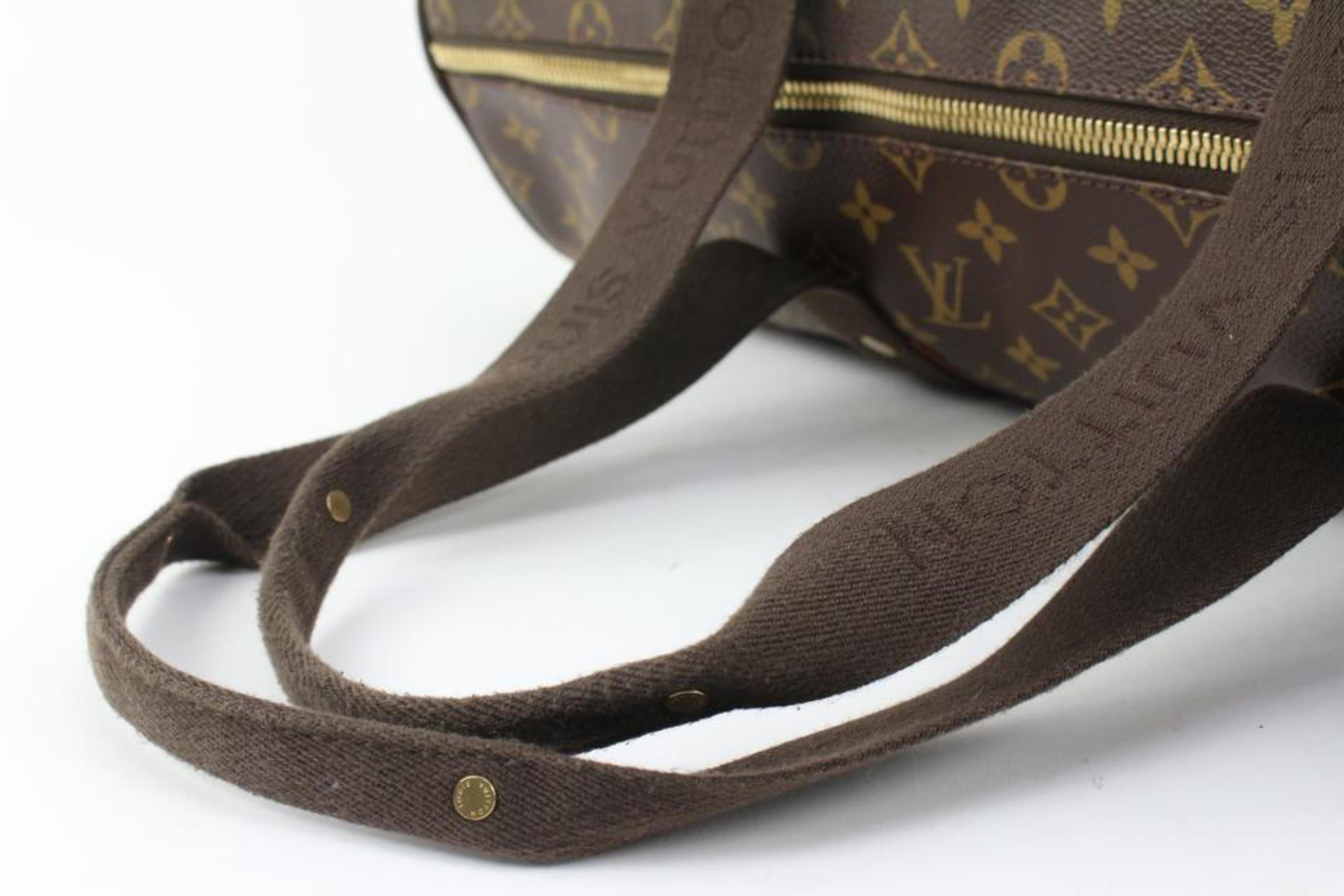 Louis Vuitton Monogram Sporty Beaubourg Duffle Boston Duffle s29lv40 In Good Condition For Sale In Dix hills, NY