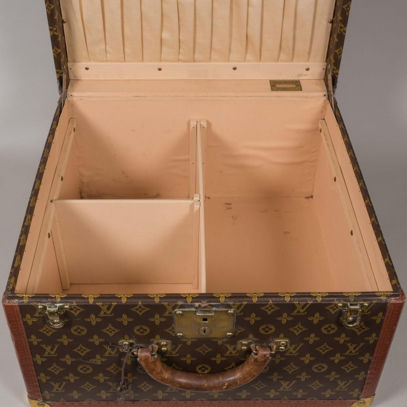 Louis Vuitton Monogram Square Hat Case, circa 1955 3