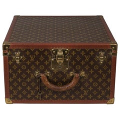 Louis Vuitton Monogram Square Hat Case, circa 1955 at 1stDibs