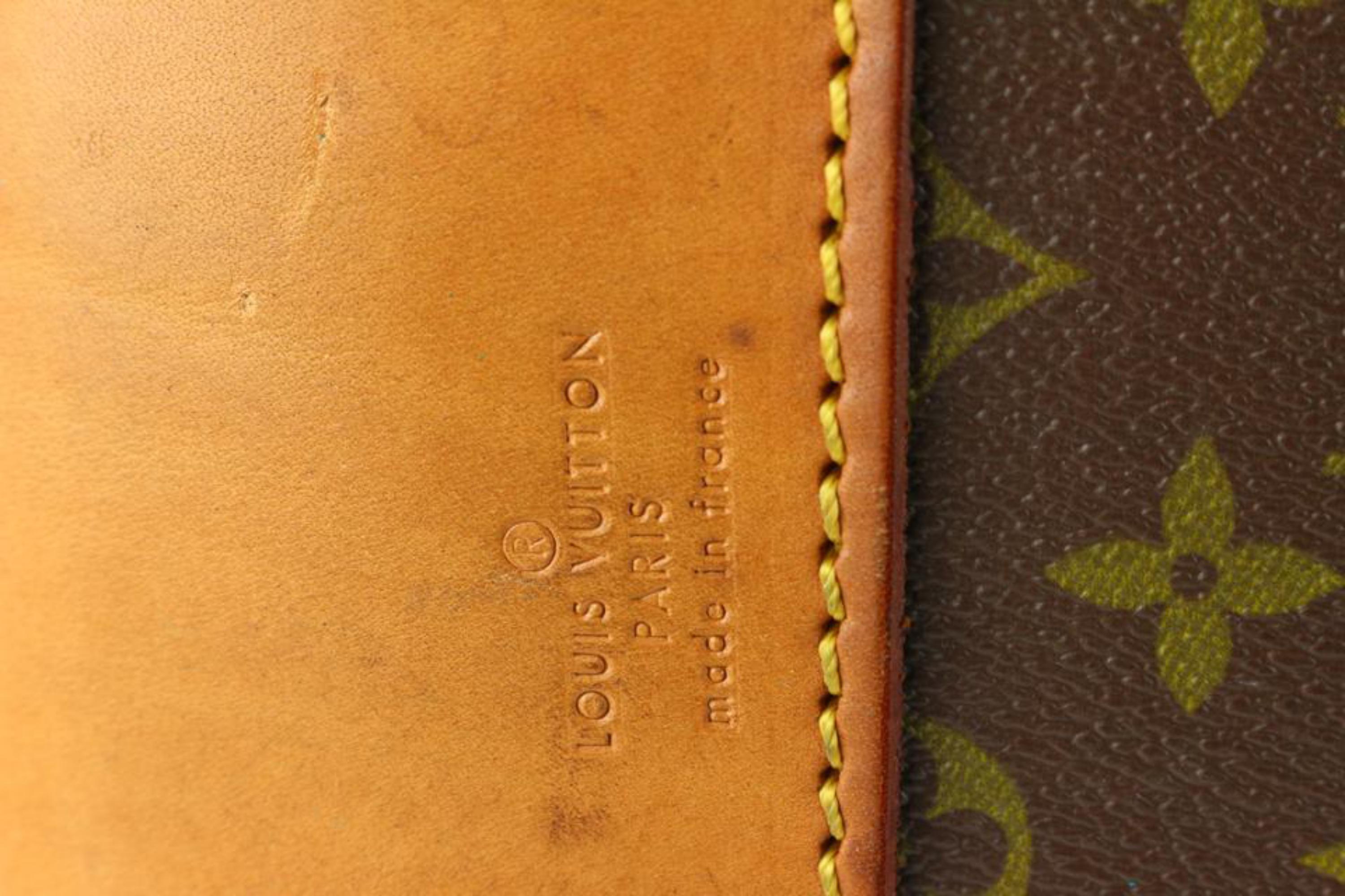 Marron Louis Vuitton Malle de voyage monogrammée Startos Hard Trunk Luggager Suitcase Steamer 2lk711s en vente