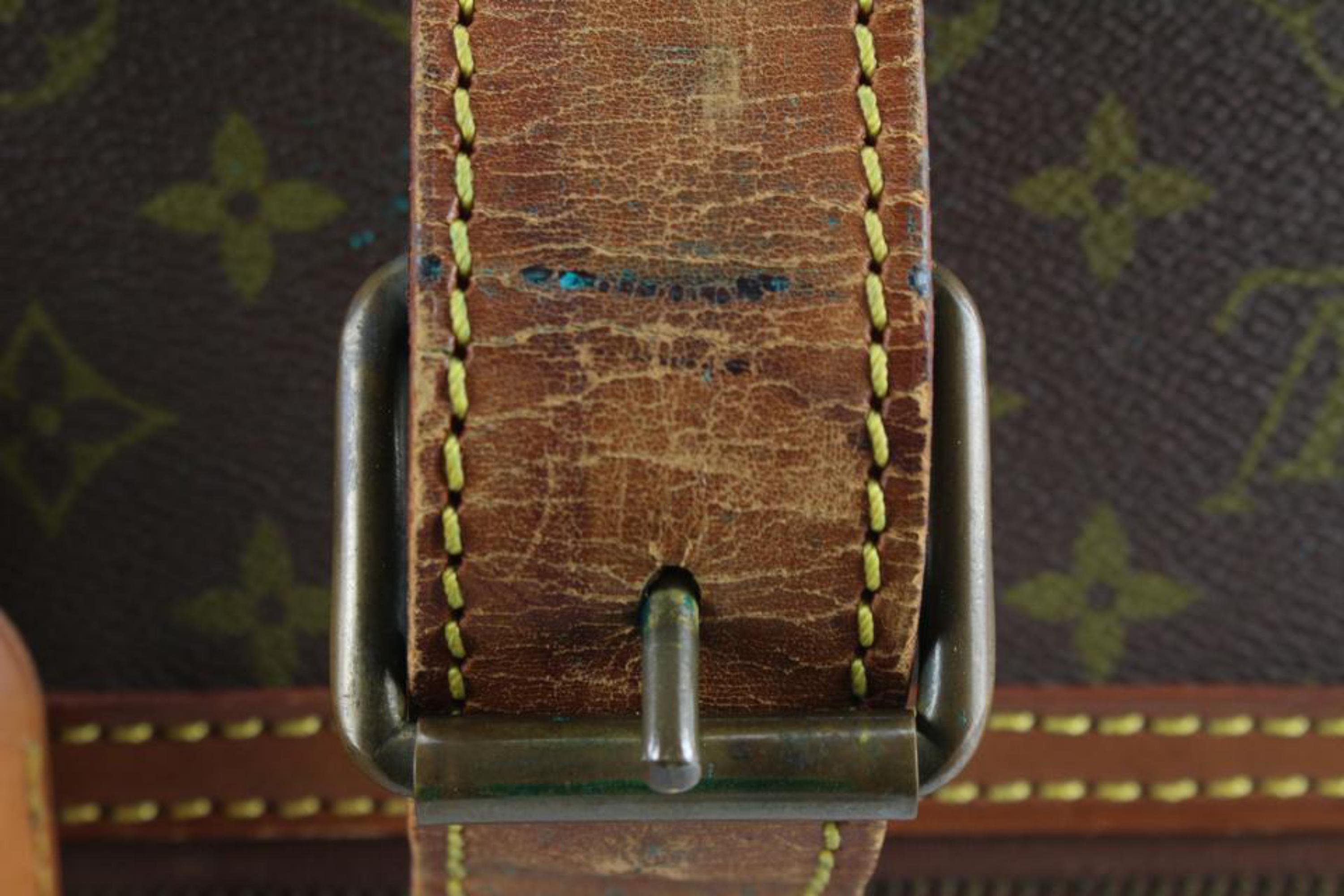 Louis Vuitton Malle de voyage monogrammée Startos Hard Trunk Luggager Suitcase Steamer 2lk711s en vente 1