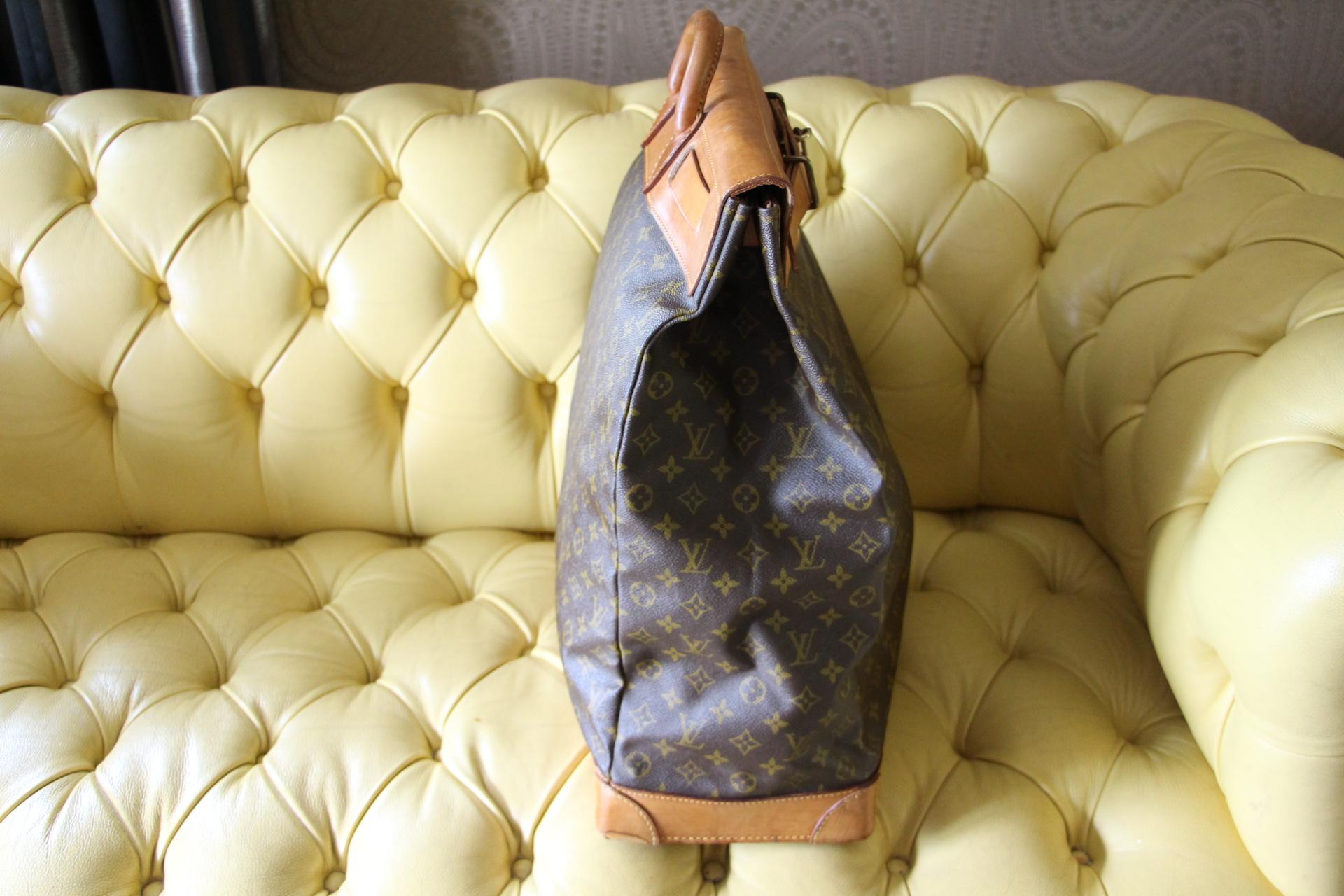 Late 20th Century Louis Vuitton Monogram Steamer Bag 45