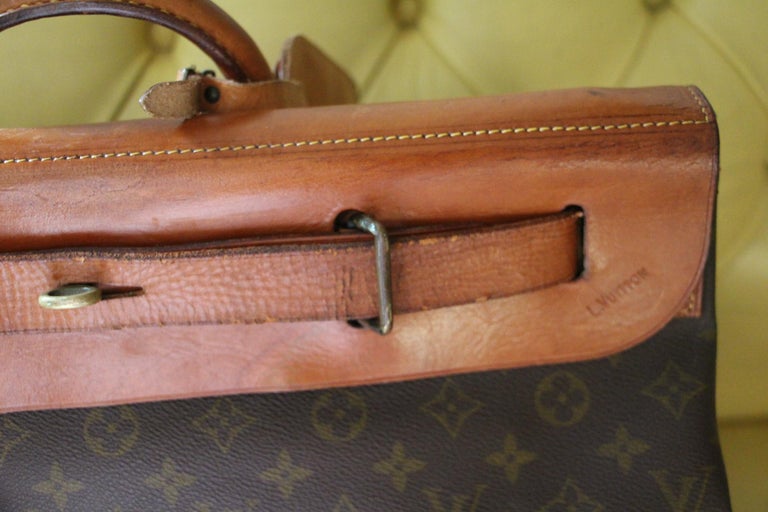 Travel bag Louis Vuitton 45 Monogram customized Muhammad Ali Vs Mickey