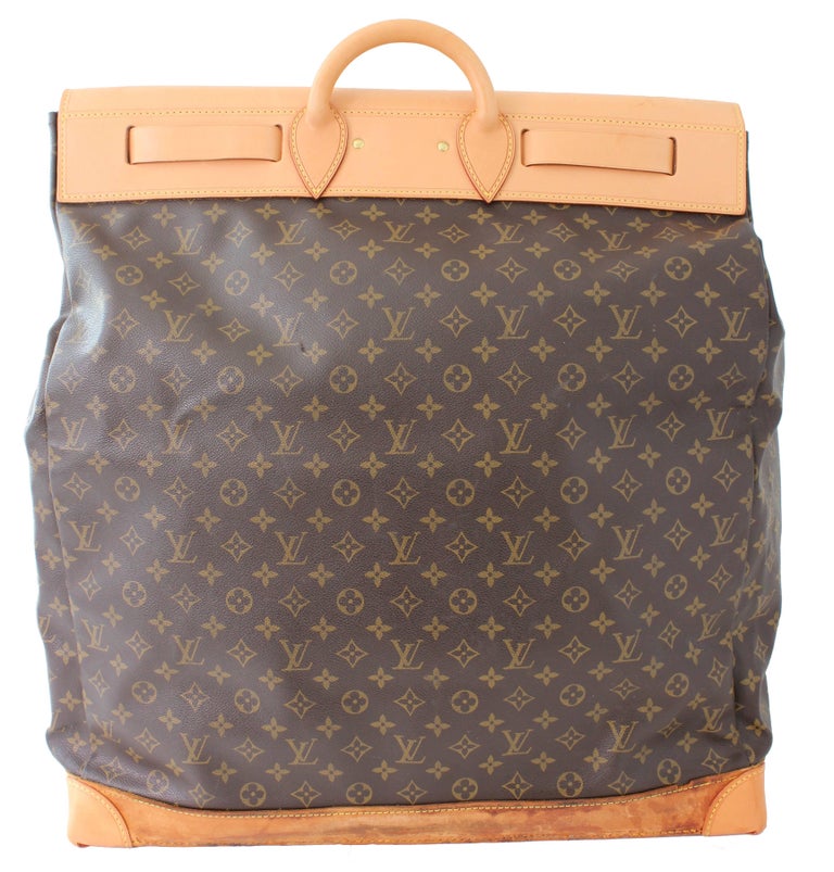 Louis Vuitton Monogram Large Steamer Bag 55cm Duffle Luggage Travel Trunk 90s For Sale at 1stdibs