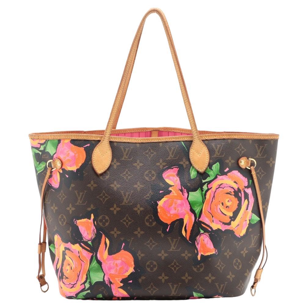 Louis Vuitton Ltd Edt Monogram Stephen Sprouse Roses Neverfull MM Tote Bag  For Sale at 1stDibs