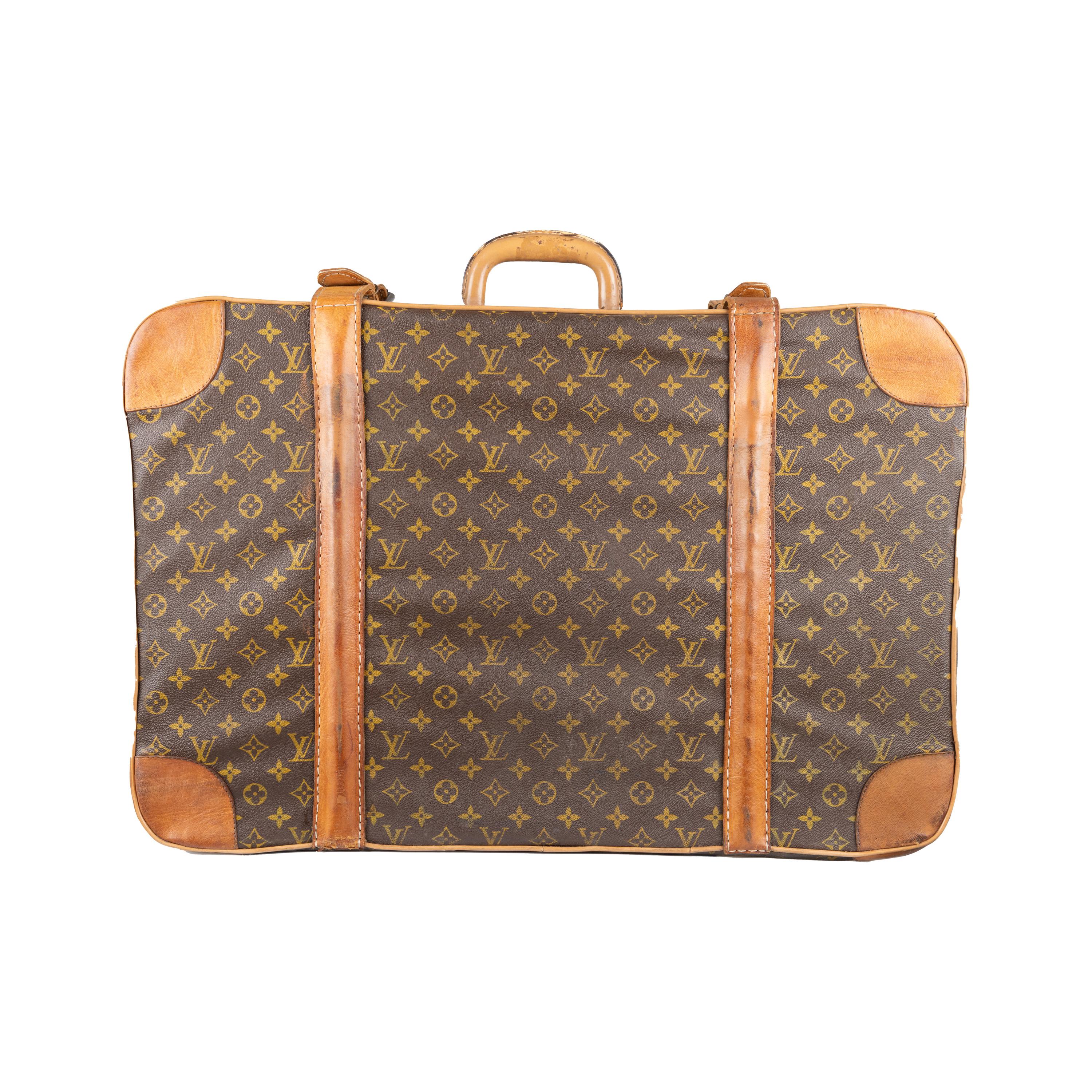 Louis Vuitton Monogram Stratos 60 Travel Bag - '80s For Sale 1