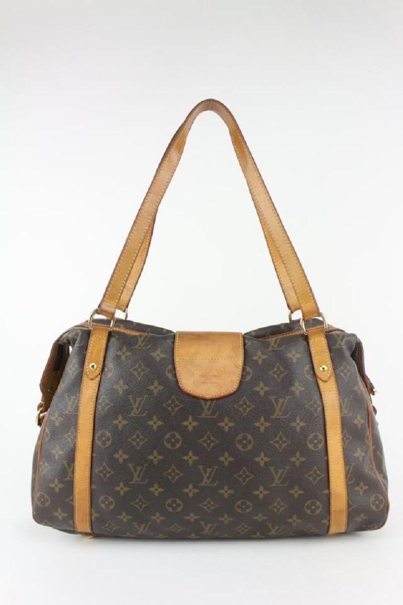 Women's Louis Vuitton Monogram Stresa GM Bowler Shoulder bag 106lv7 For Sale