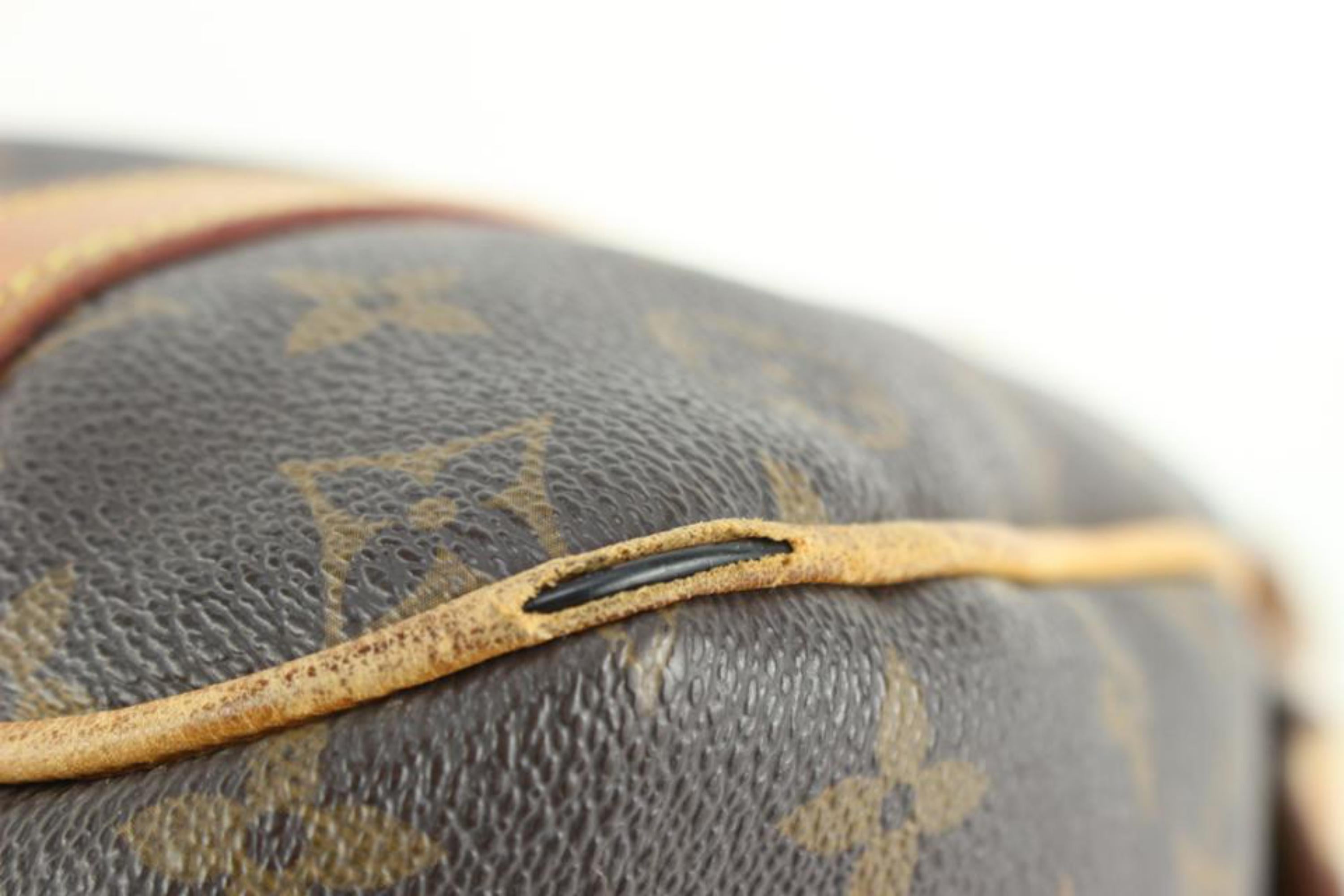 Brown Louis Vuitton Monogram Stresa GM Bowler Shoulder Bag 71lz66s For Sale