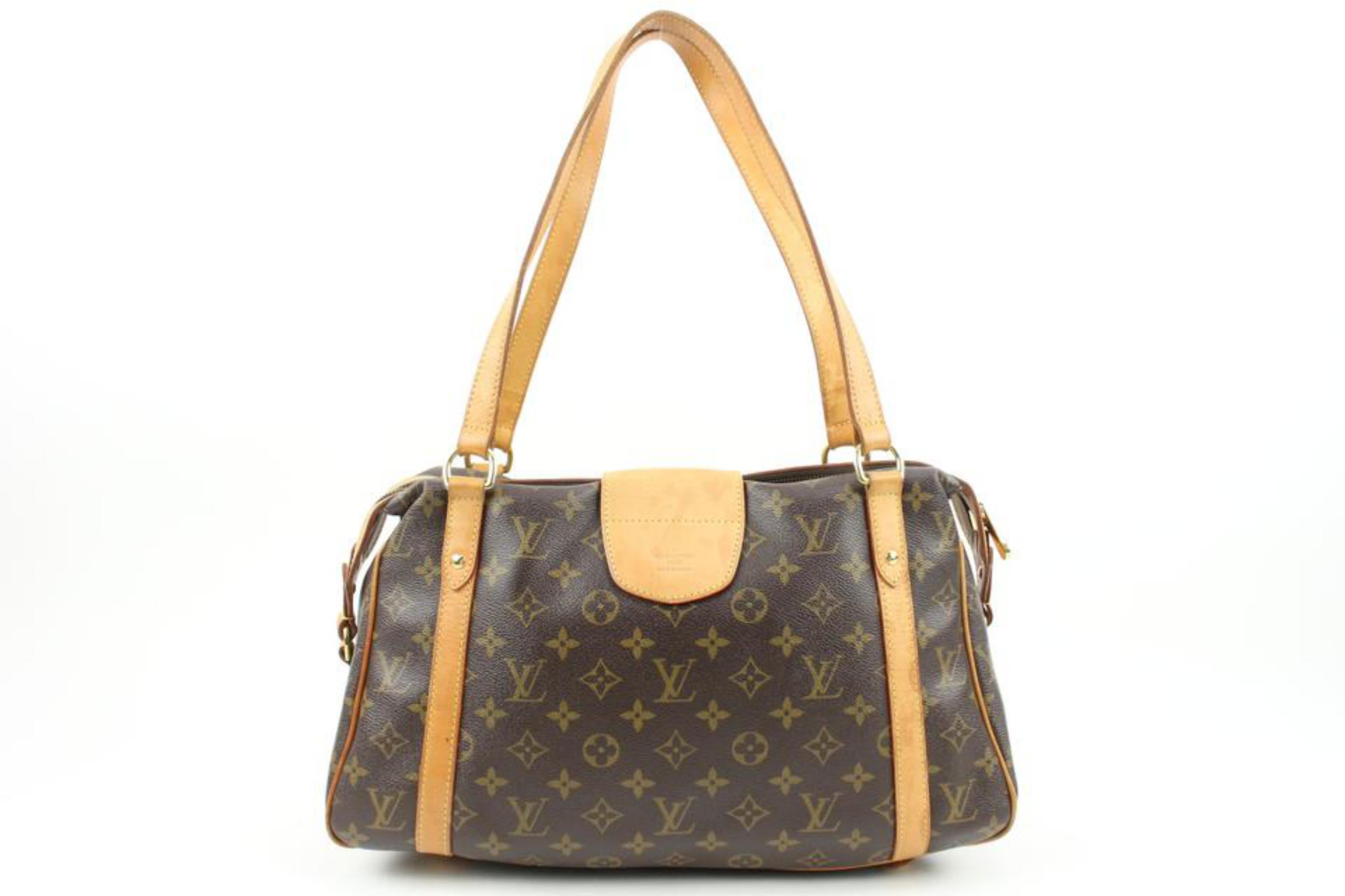 Women's Louis Vuitton Monogram Stresa PM Bowling Shoulder Bag 121lv50 For Sale