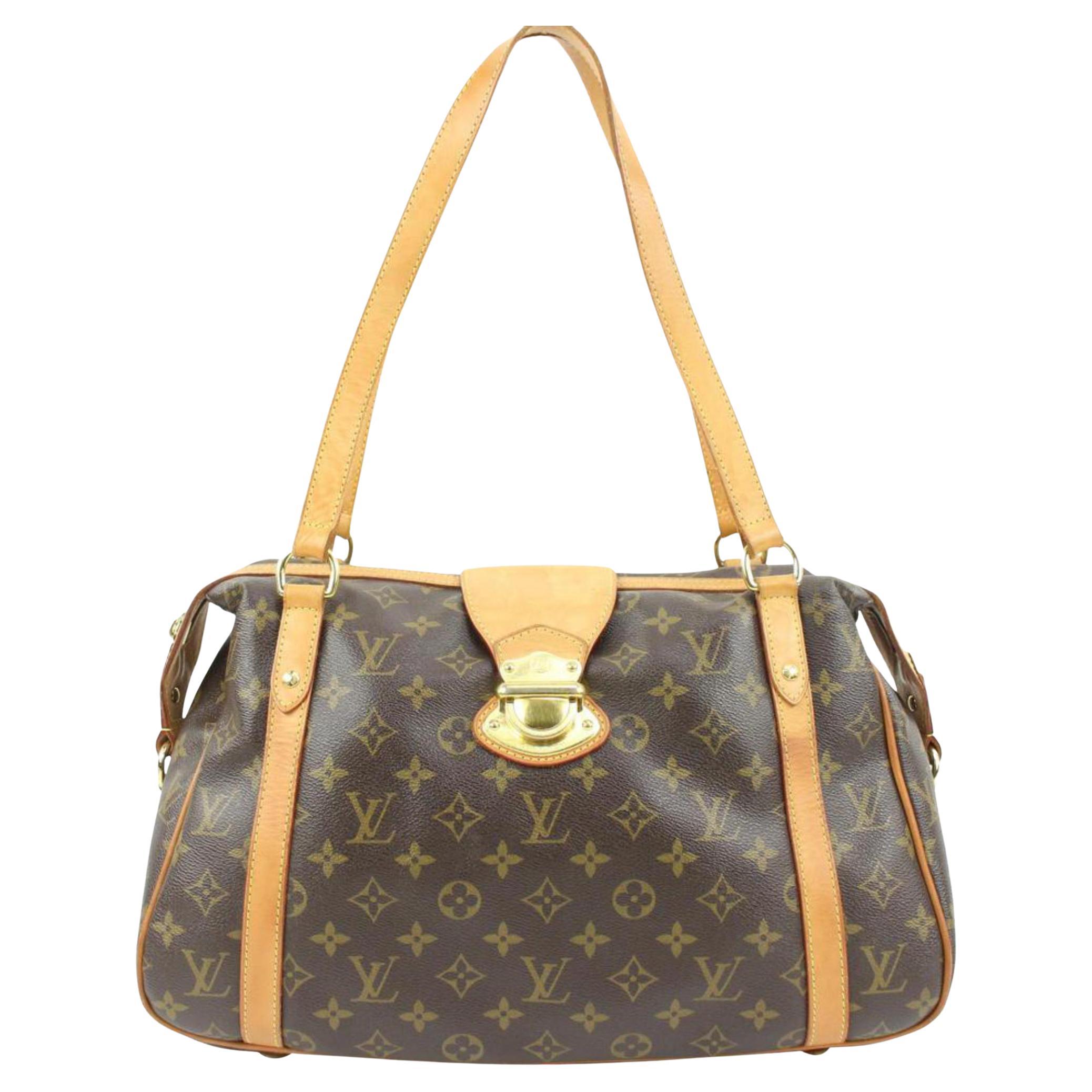 Louis Vuitton Monogram Stresa PM Bowling Shoulder Bag 121lv50 For Sale