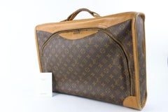 Louis Vuitton Monogram Suitcase 10lz0717 Brown Coated Canvas Weekend/Travel Bag