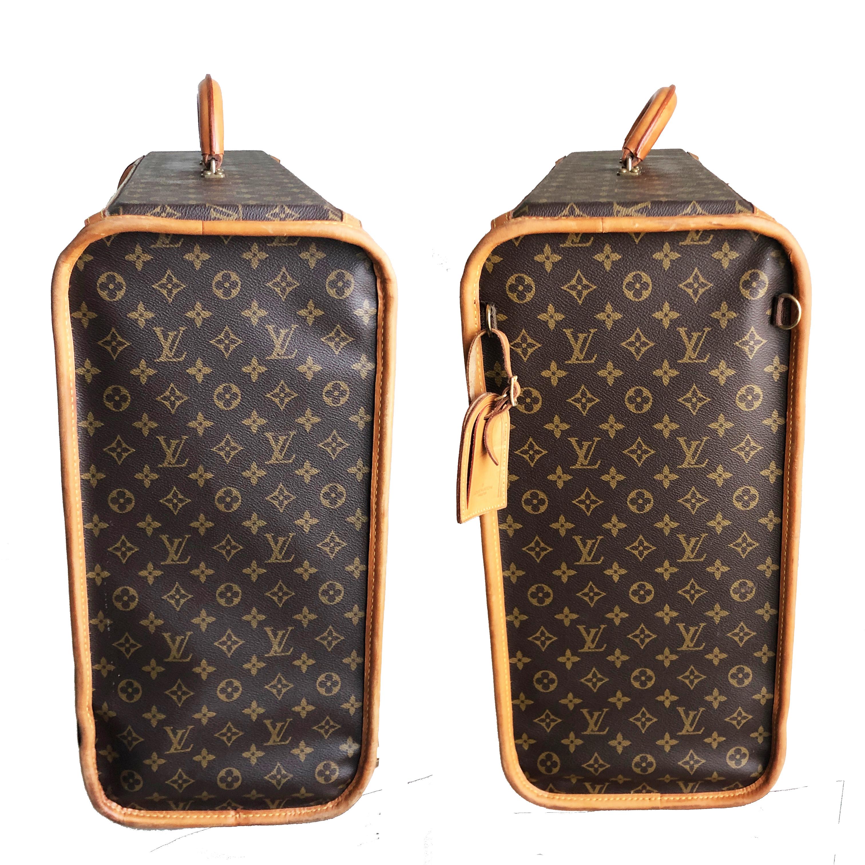 Louis Vuitton Monogram Suitcase Großes Gepäckstück mit Kombinationsschloss & ID-Tag VTG im Zustand „Gut“ im Angebot in Port Saint Lucie, FL