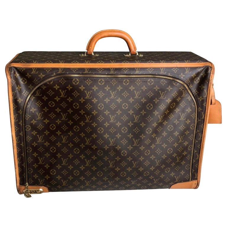 Louis Vuitton Monogram Suitcase Large Luggage with Combination Lock and ID  Tag VTG
