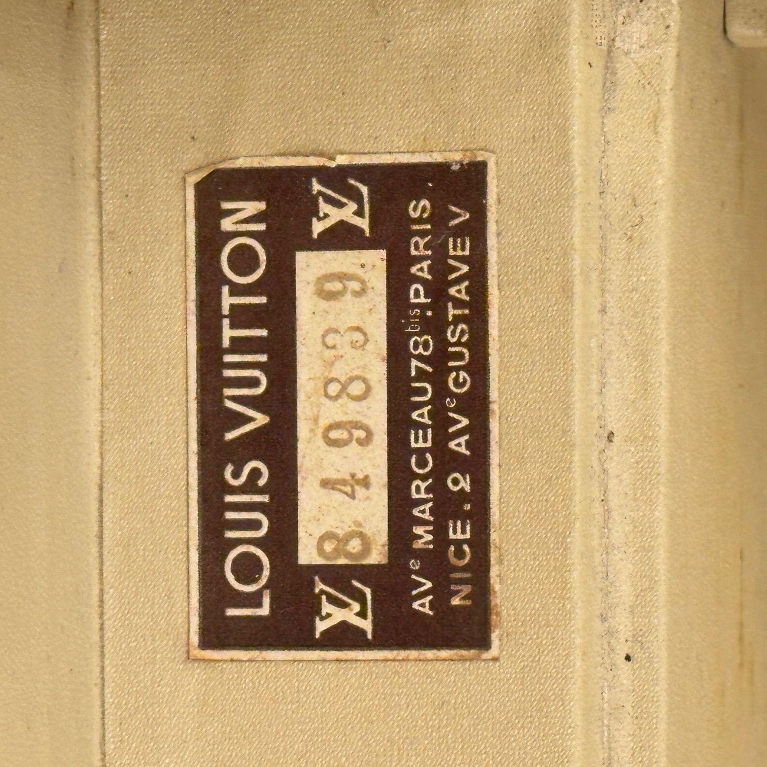 Louis Vuitton Monogrammierter Rucksack / Gepäck oder Truhe, Alzer 80, Mitte des 20. Jahrhunderts im Angebot 7