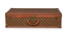 Louis Vuitton Monogram Suitcase / Luggage or Trunk, Alzer 80, Mid 20th Century