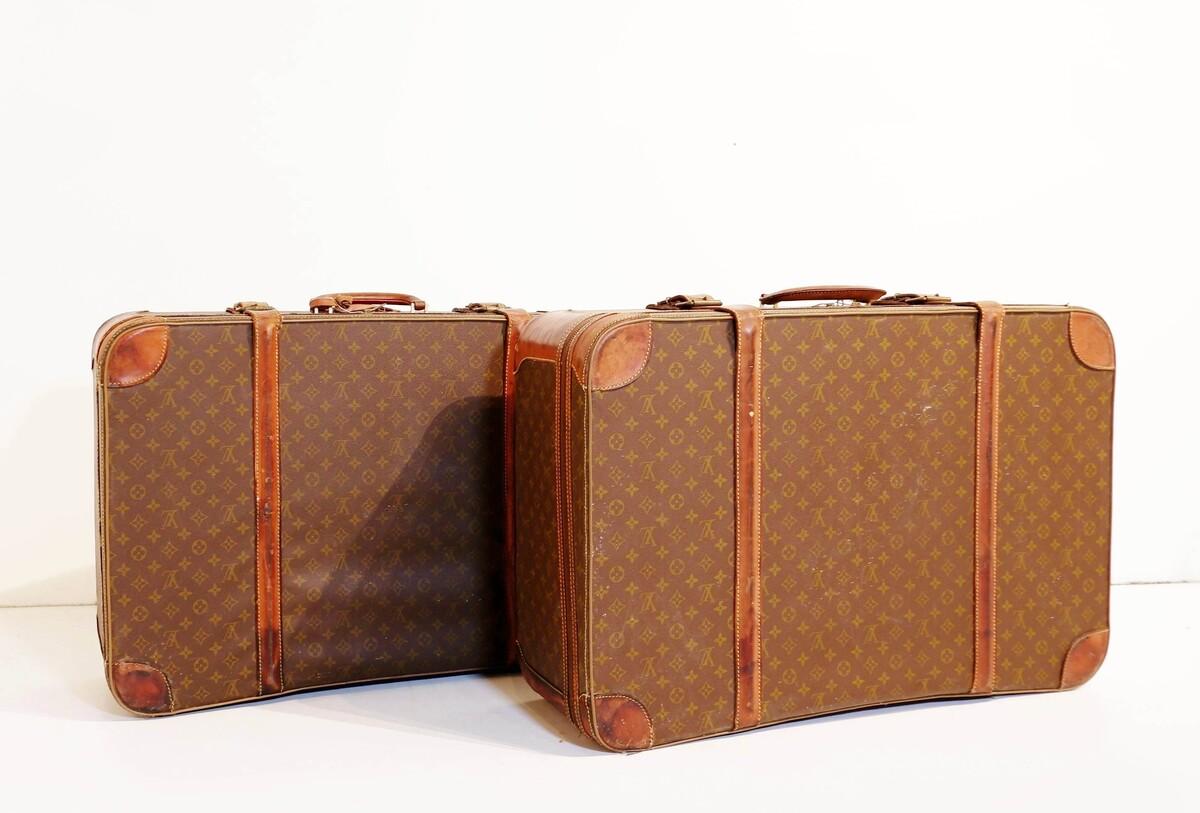 French Louis Vuitton Monogram Suitcases, 2 Available