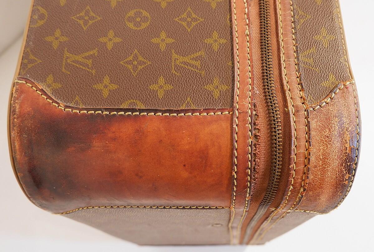 Leather Louis Vuitton Monogram Suitcases, 2 Available