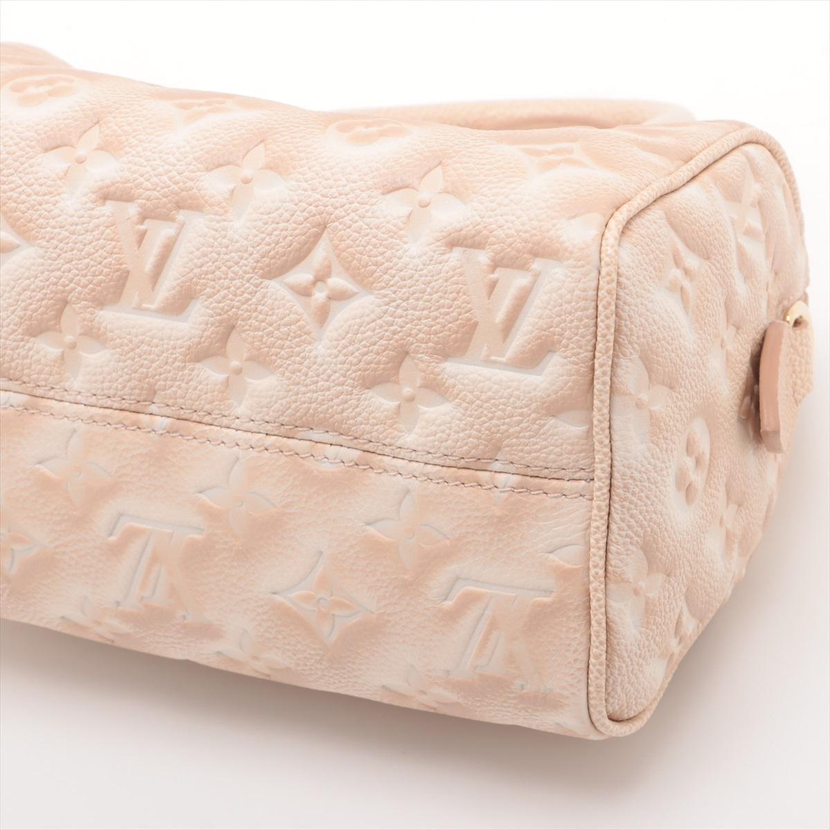 Women's Louis Vuitton Monogram Summer Stardust Empreinte Speedy Bandoulière 20 Pink