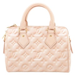 Louis Vuitton Monogram Summer Stardust Empreinte Speedy Bandoulière 20 Pink