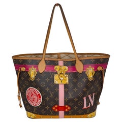 Monograma Louis Vuitton Baúles de verano Edición limitada Neverfull MM Tote