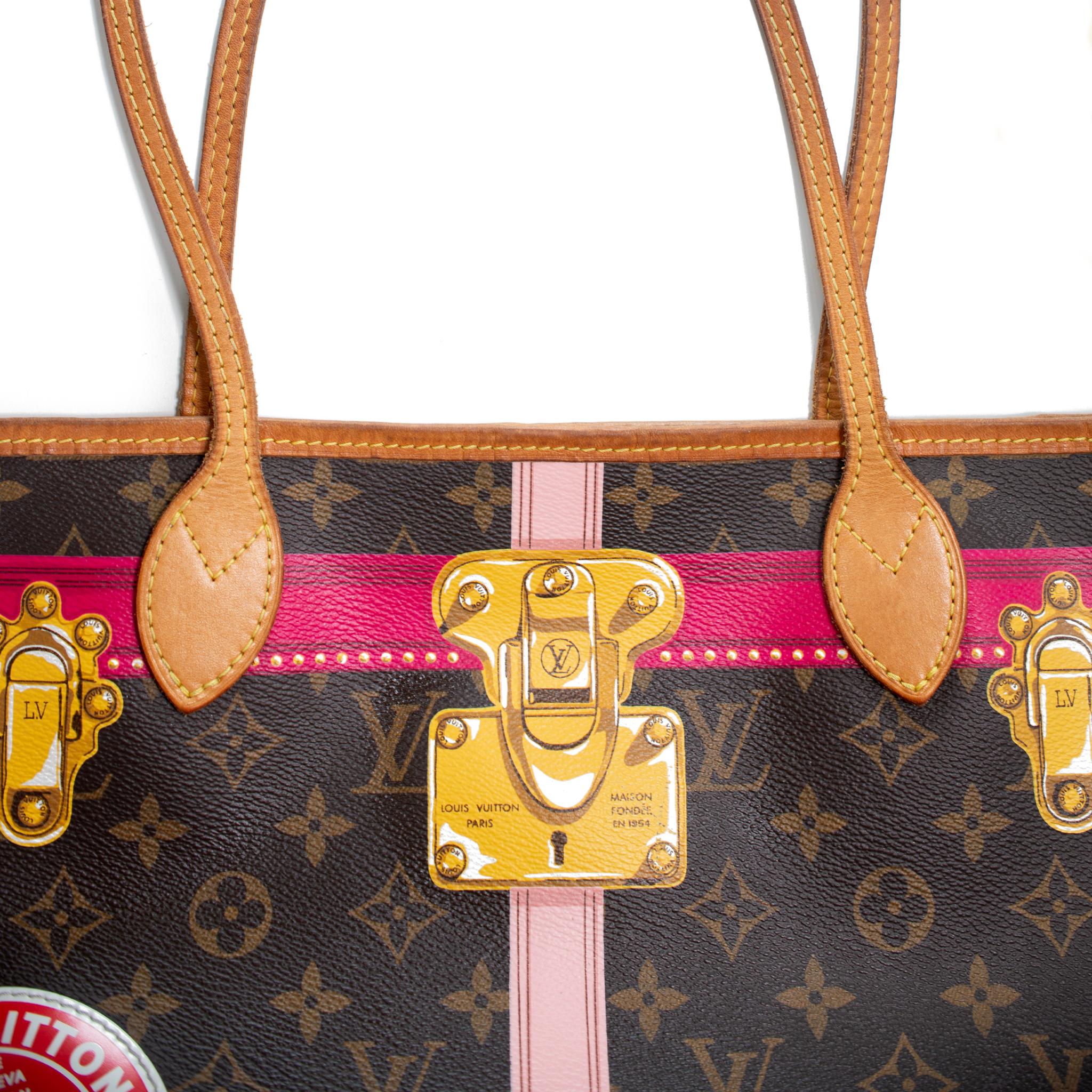 Louis Vuitton Monogram Summer Trunks Neo Neverfull MM M41390 Tote Handbag en vente 7
