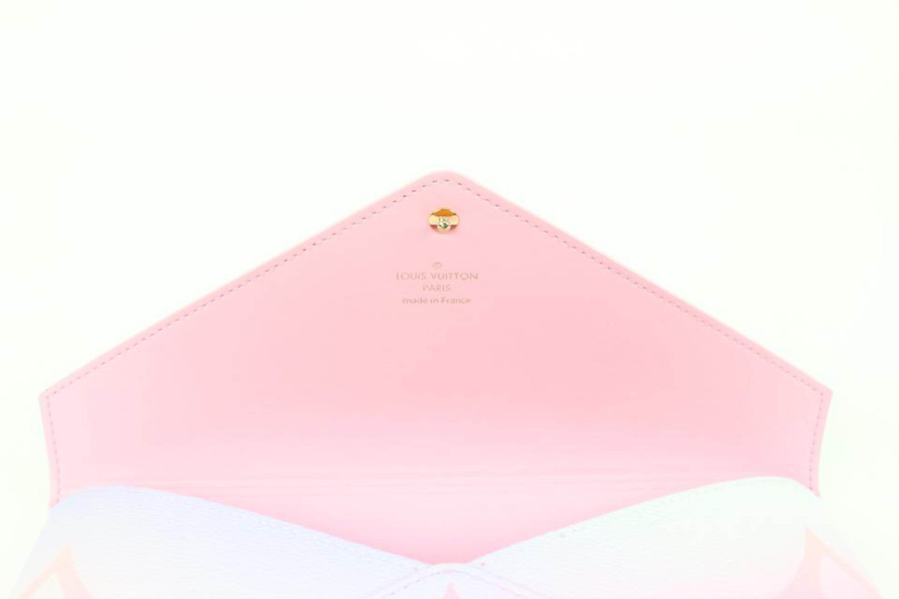 Louis Vuitton Monogram Sunrise Pastel Kirigami GM Envelope Pochette 66lz418s 2