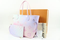 Louis Vuitton Monogram Sunrise Pastel Neverfull MM Tote with Pouch 78lz418s