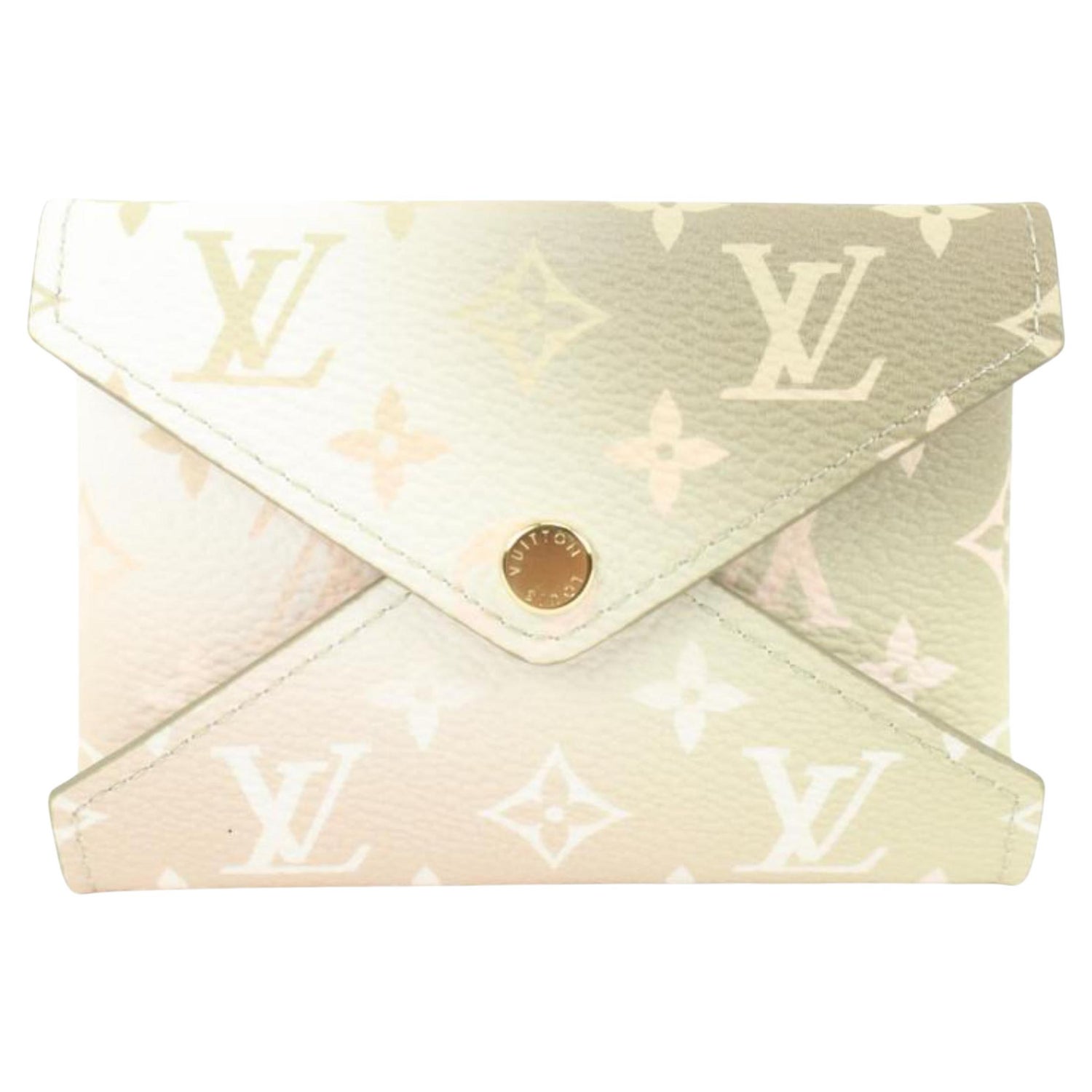 Louis Vuitton Silver Epi Leather Pochette Kirigami MM Clutch Envelope Pouch  at 1stDibs