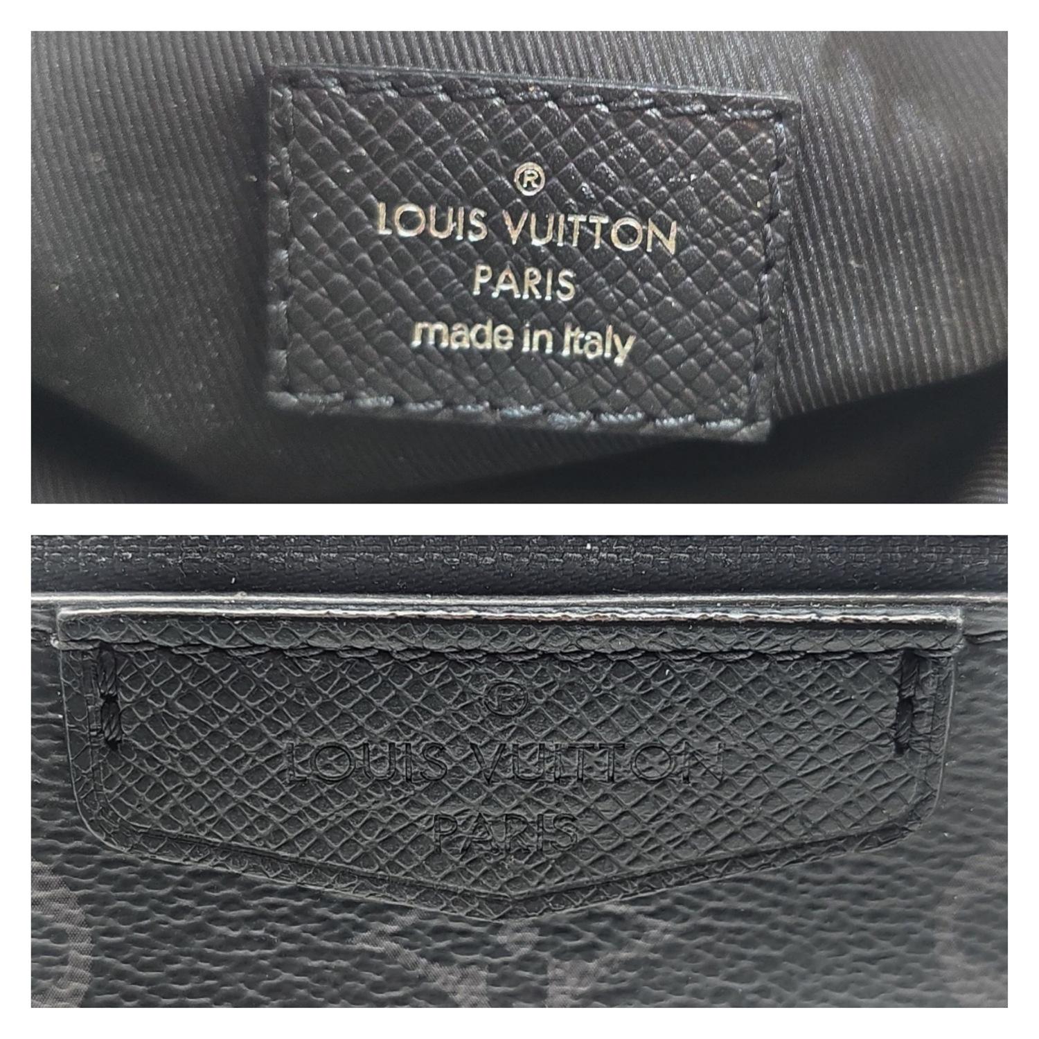 Borsa Messenger Louis Vuitton Monogram Taigarama Outdoor PM in vendita 4