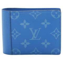 Louis Vuitton Monogram Taigarama Portefeuille Multiple Blue Lagoon