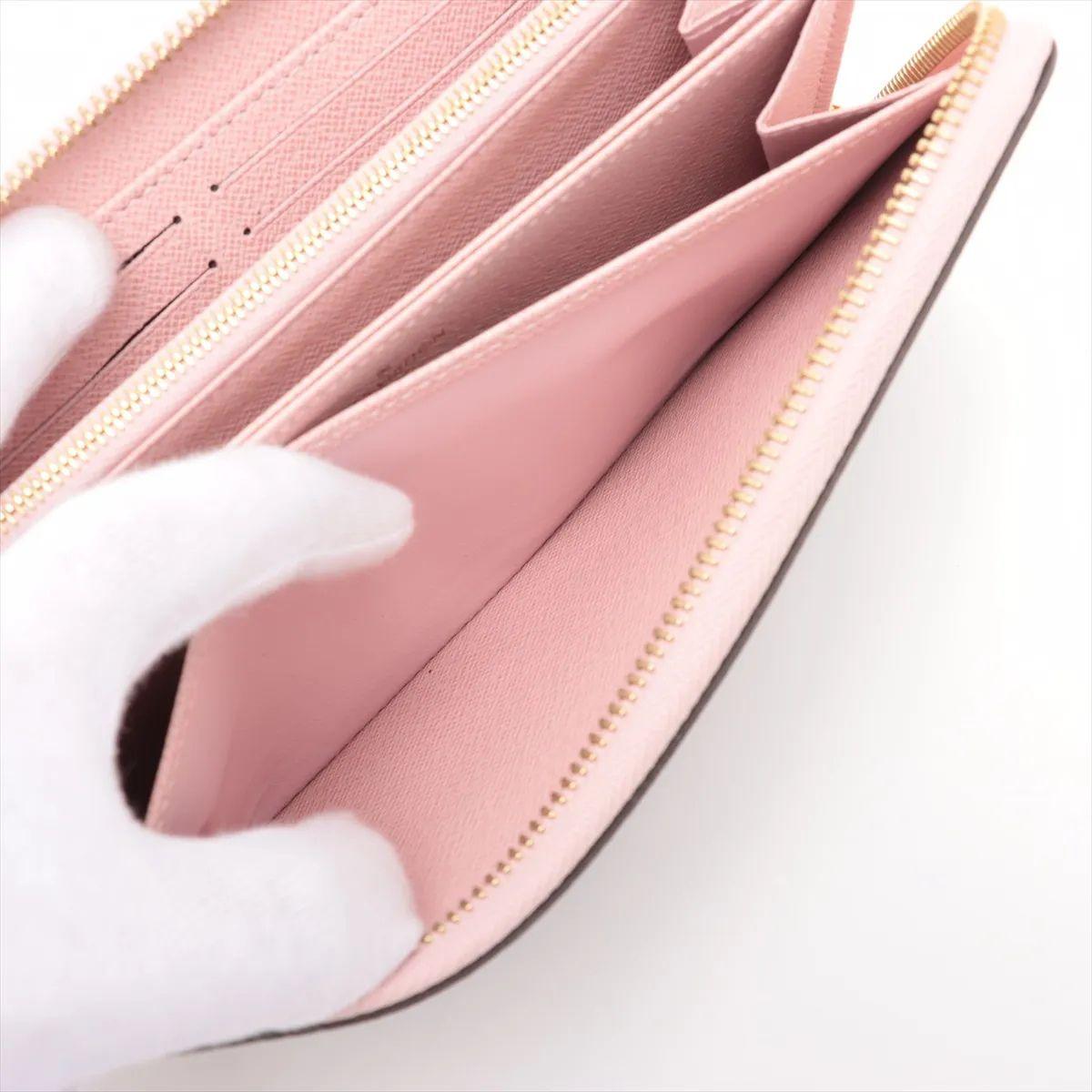 Louis Vuitton Portafoglio Monogram Tassel Zippy Rose Ballerine in vendita 3