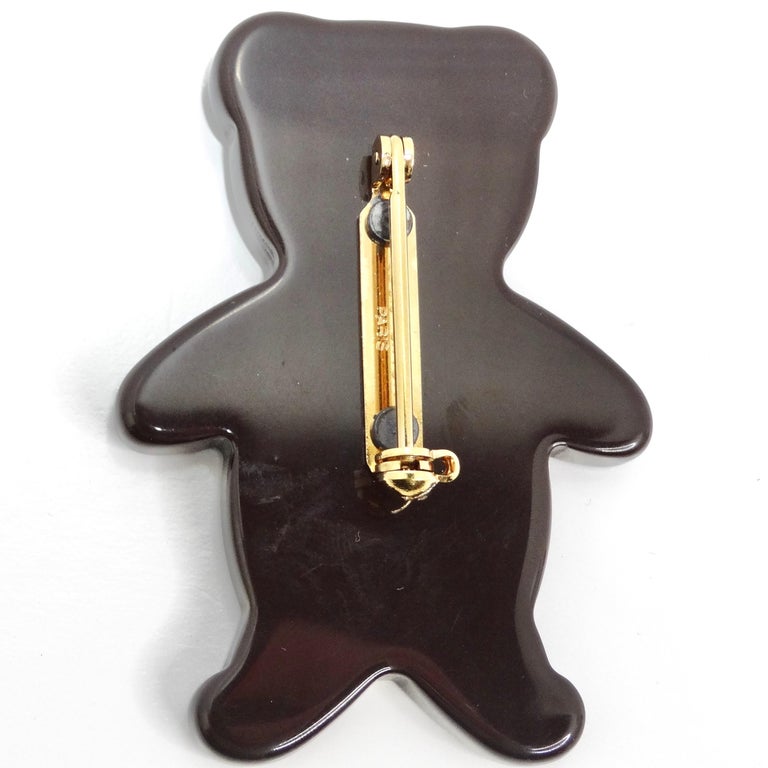Louis Vuitton Monogram Teddy Bear Brooch For Sale at 1stDibs | lv