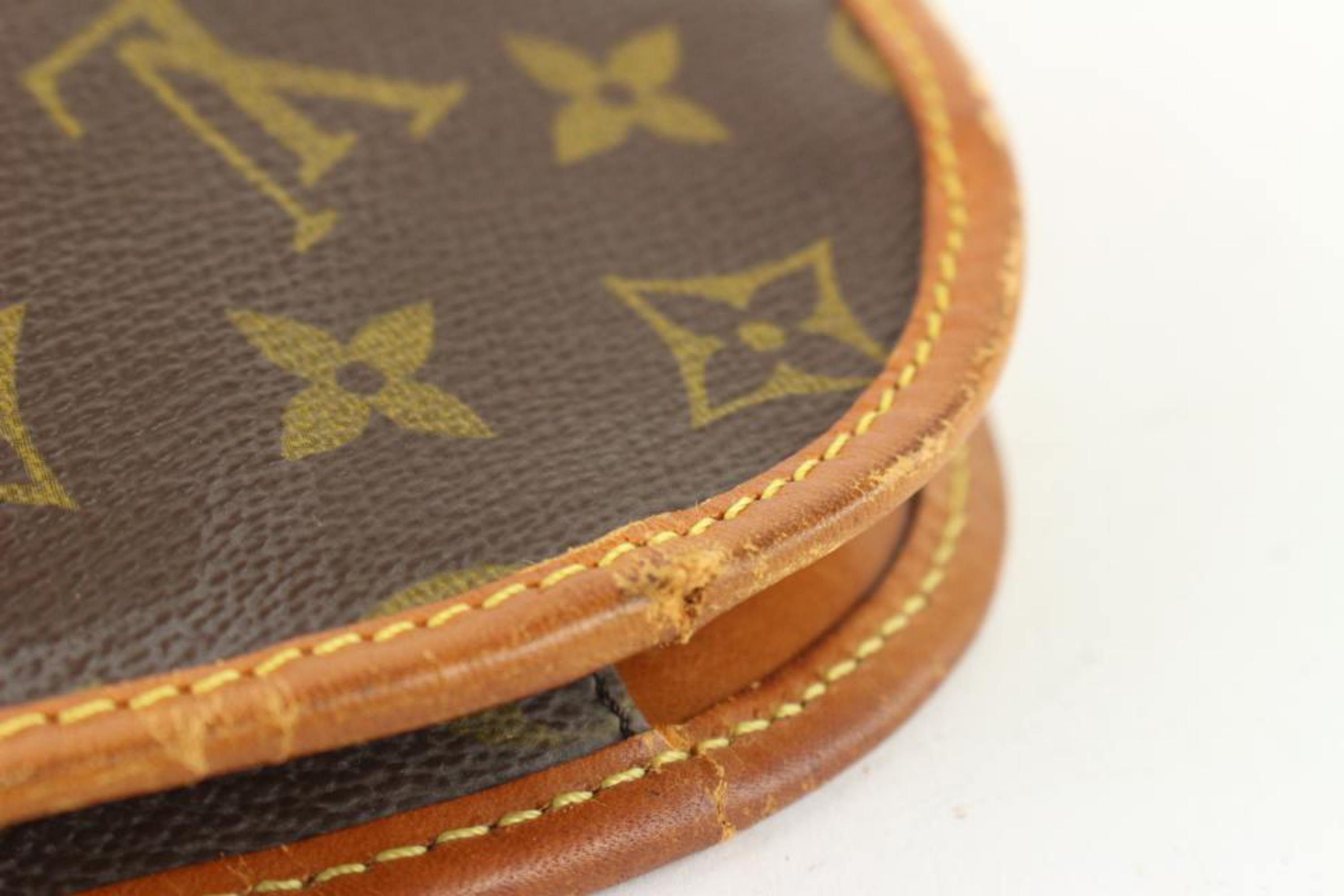 Marron Raquette de tennis Louis Vuitton Monogram Couverture Etui Racket Squash 115lv2 en vente
