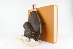 Louis Vuitton Monogram Tennis Racket Cover with 3 Ball Set 106lv18