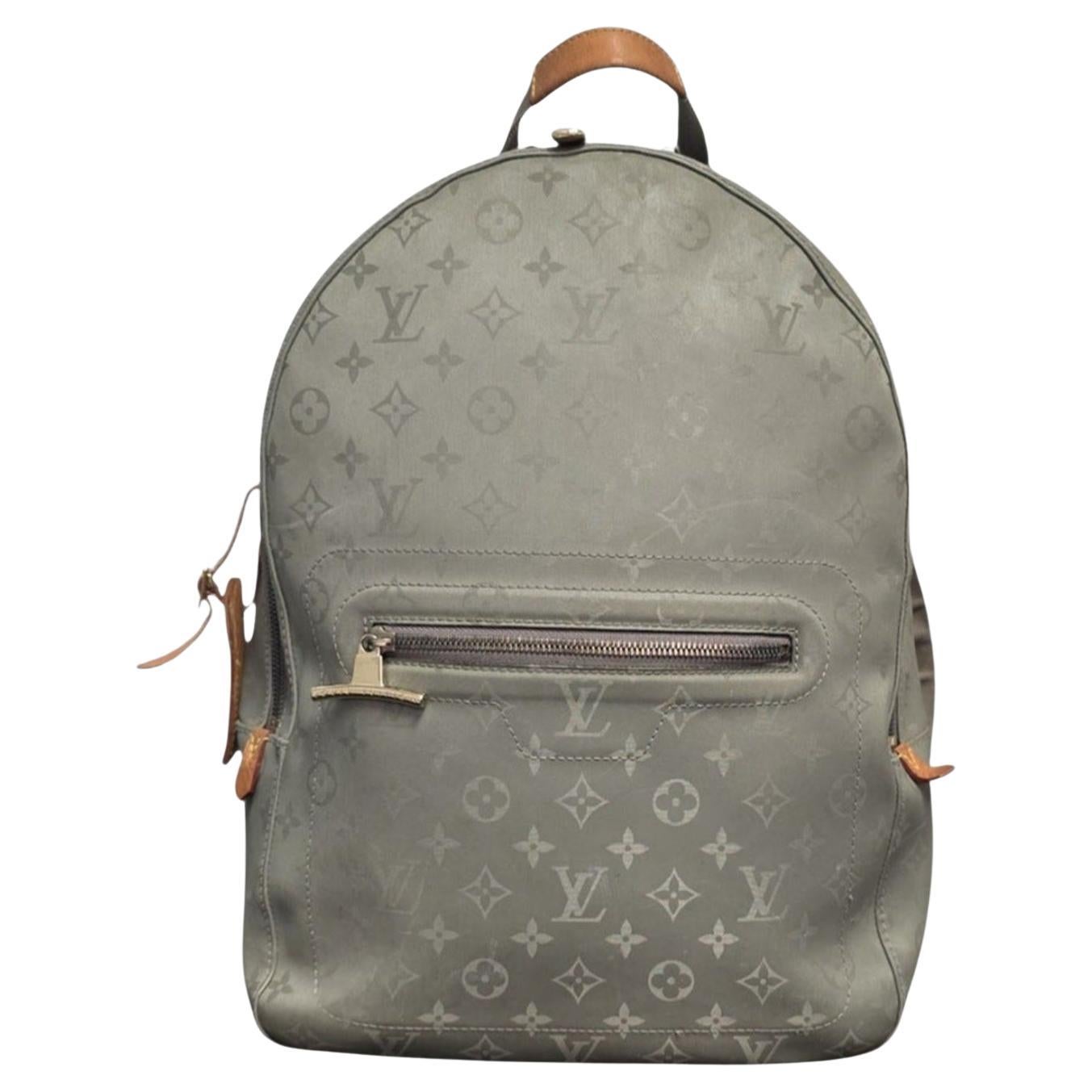 Louis Vuitton Monogram Titanium Backpack PM