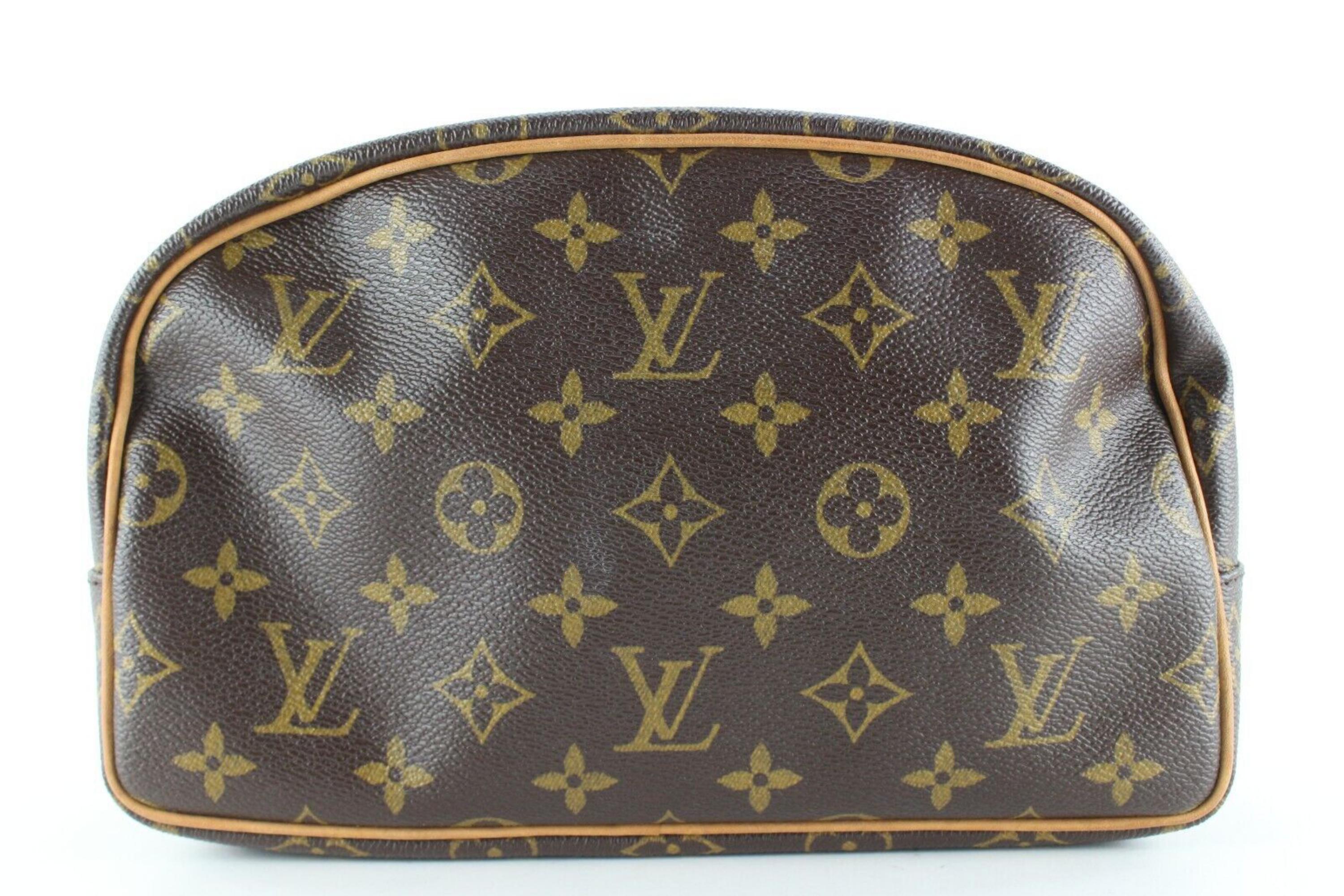 Louis Vuitton Monogram Toiletry 25 Trousse NM Cosmetic Pouch 6LV0123 For Sale 2