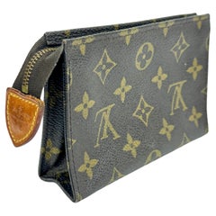 Louis Vuitton Monogram Toilettentasche Pochette Beutel mit Monogramm 15