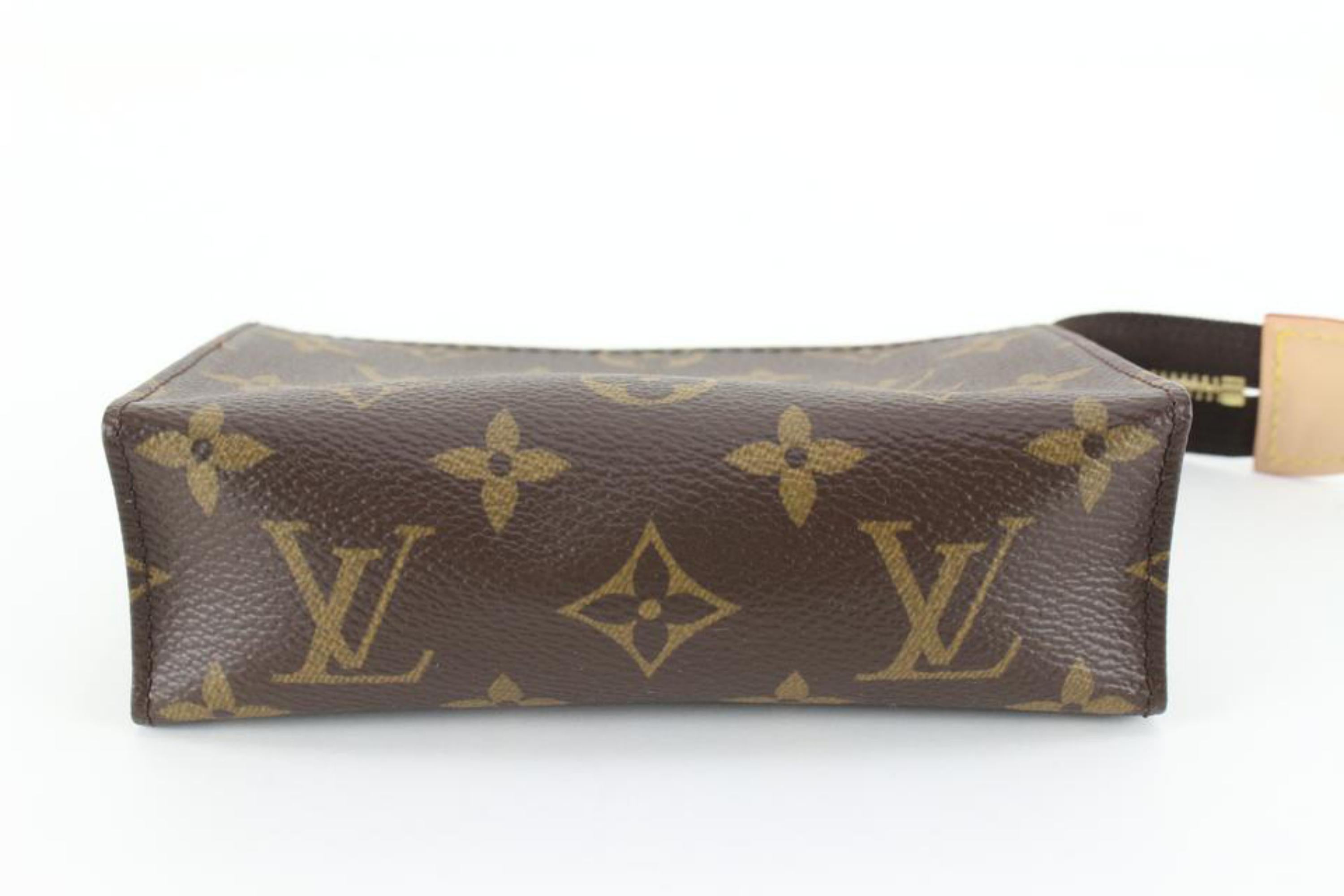 Louis Vuitton Monogram Toiletry Pouch 15 Cosemtic Pouch Pochette Toilette 17lk81