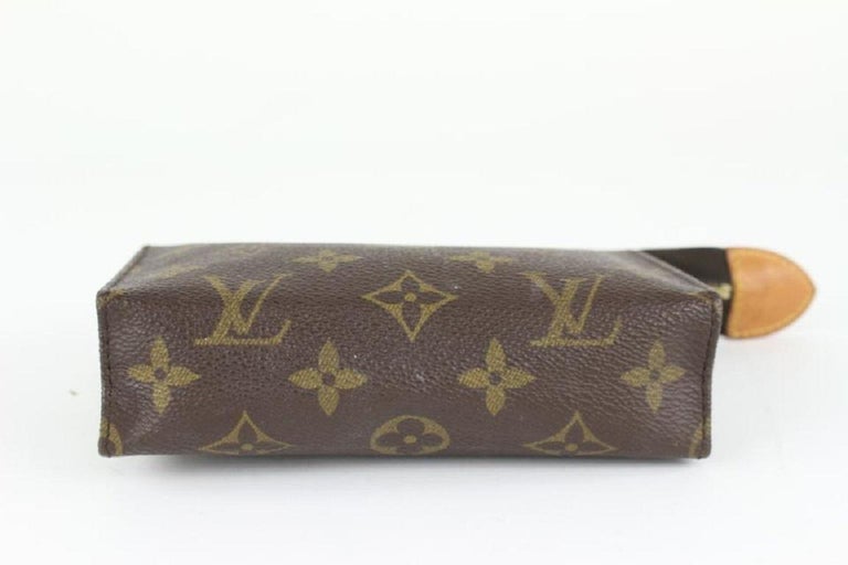 Louis Vuitton Metallic Satin Monogram Aumoniere Jewelry Roll Case Clutch  399lvs5 For Sale at 1stDibs