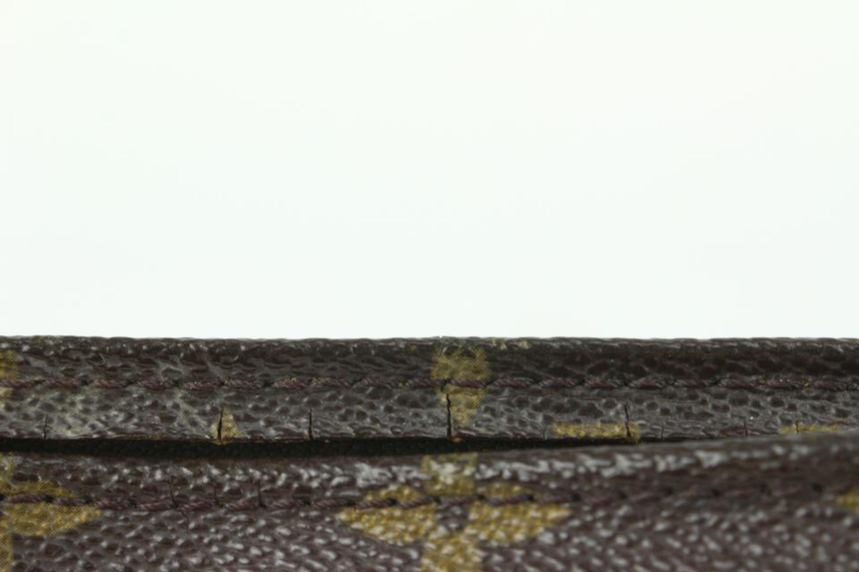 Louis Vuitton Monogram Toiletry Pouch 15 Cosmetic Case Poche Toilette 927lv31 In Fair Condition For Sale In Dix hills, NY