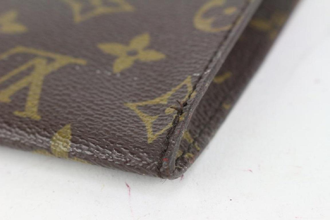 Louis Vuitton Monogram Toiletry Pouch 15 Poche Toilette Cosmetic Bag Pouch 226lv In Good Condition For Sale In Dix hills, NY