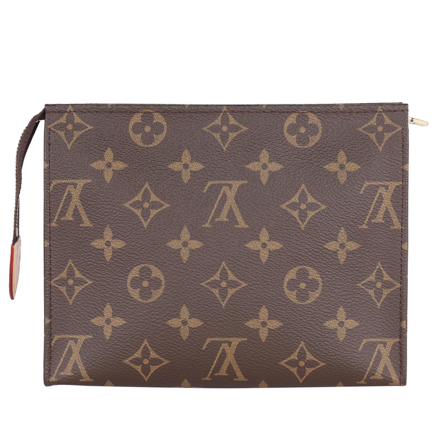 LOUIS VUITTON Trousse de toilette Monogram 19 Brown Unisexe en vente